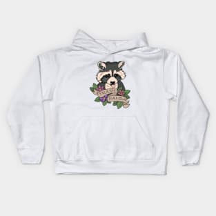 Raccoon - Trash Panda Kids Hoodie